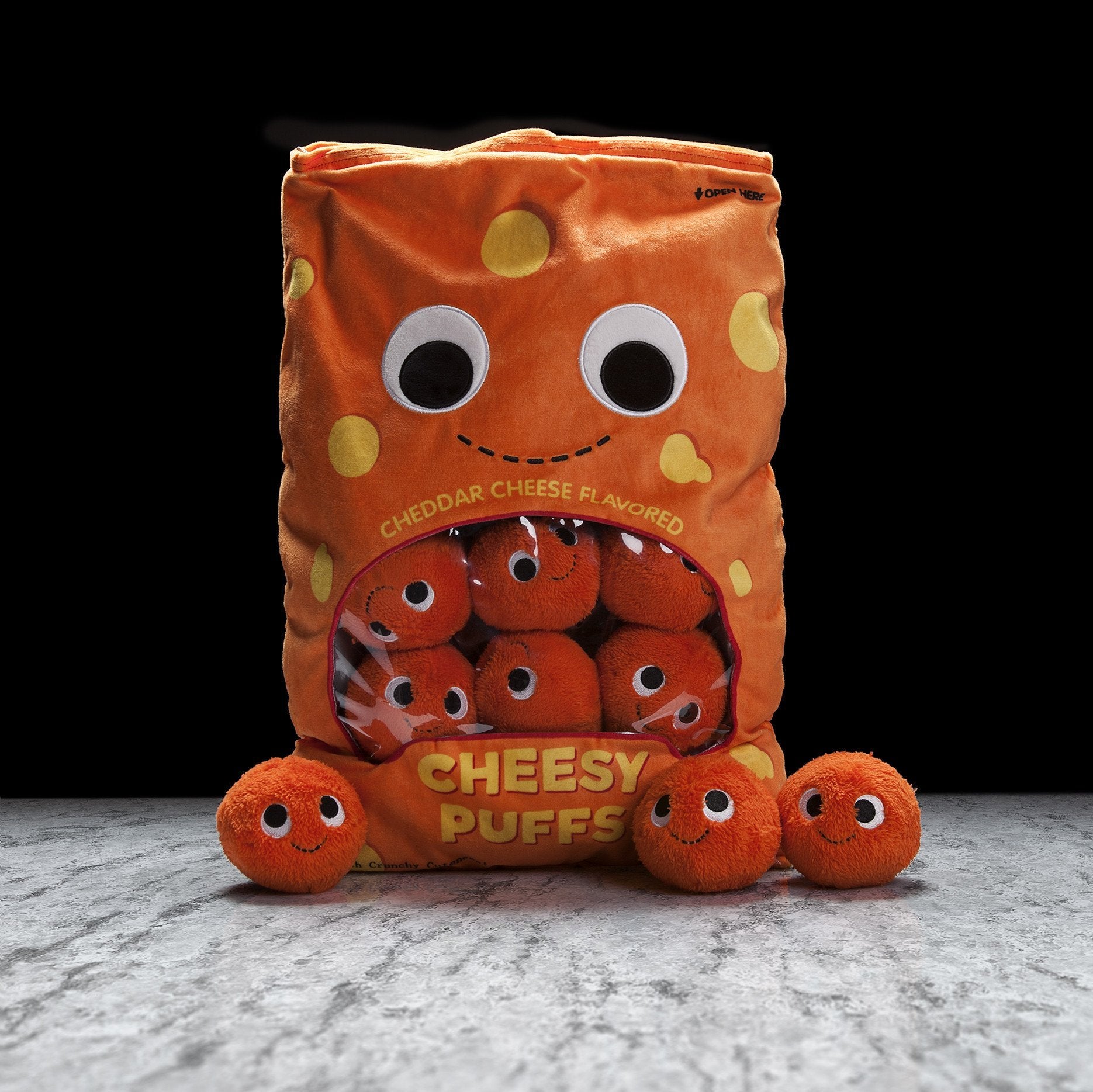 kidrobot cheese puffs