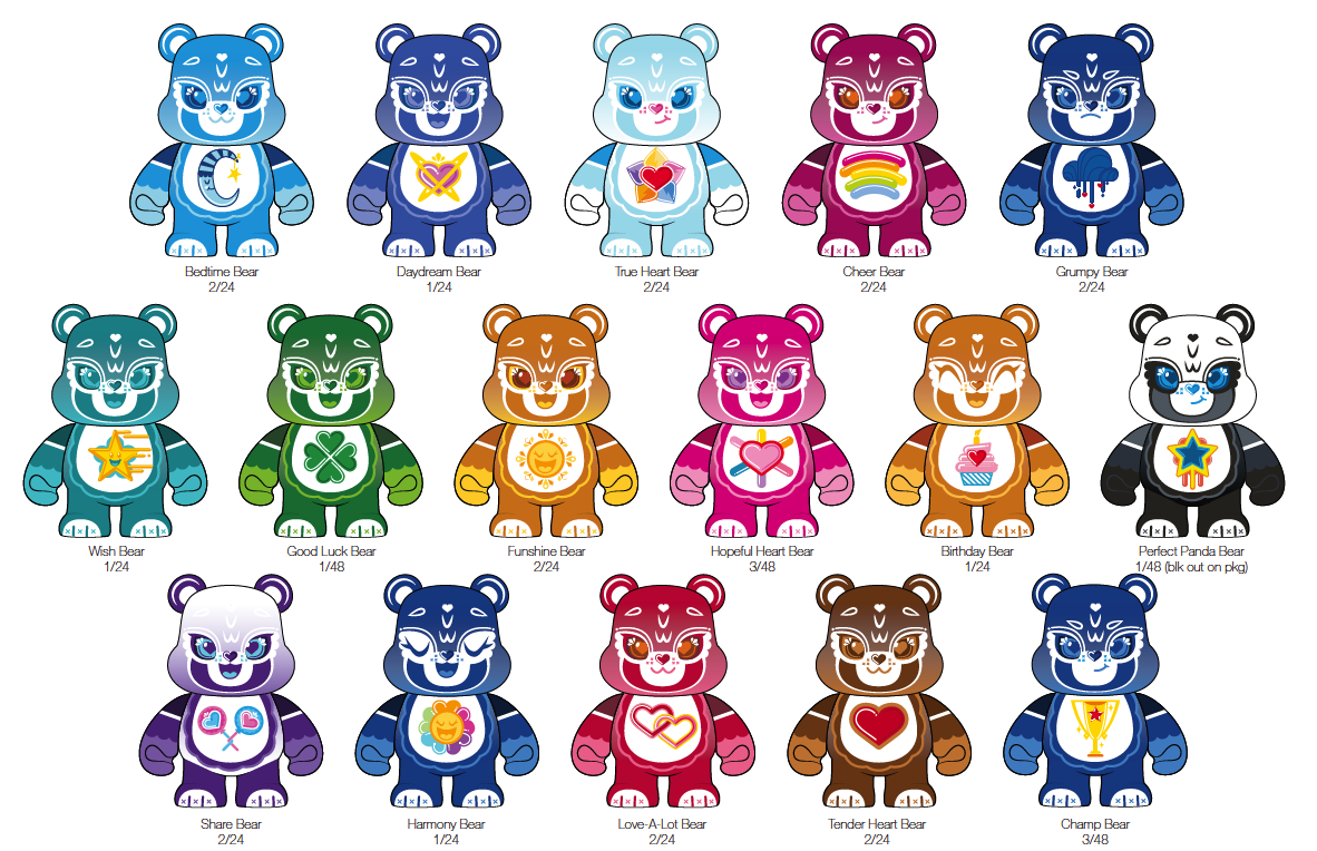 mini care bear figures