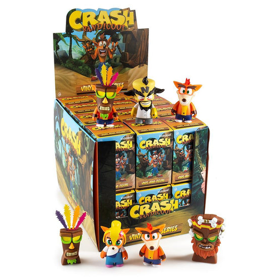 Crash Bandicoot 3 Blind Box Collectible Figures Kidrobot