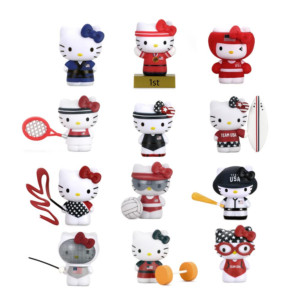 Hello Kitty X Team Usa Mini Figures By Kidrobot Kidrobot
