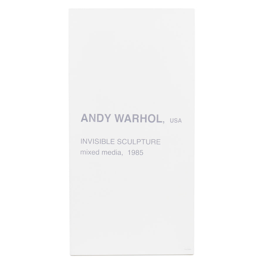 invisible sculpture andy warhol