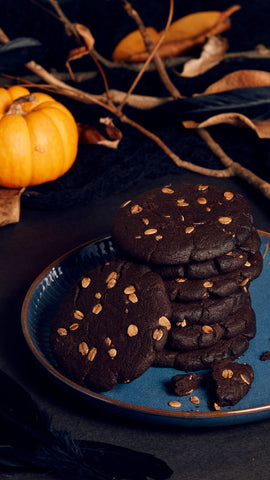 Wickedly Delicious Ginger Oat Cookies with Amazin' Graze Chocolate Banana Goodness Bowl