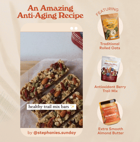 Mother's Day Anti-ageing Recipe: Healthy Trail Mix Bars
