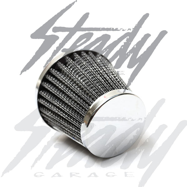 POLINI RACING AIR FILTER (W/ COVER);- 45mm – Steady Garage