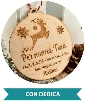 Palline di Natale con dedica