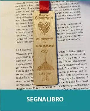 Segnalibro Regalo Maestra