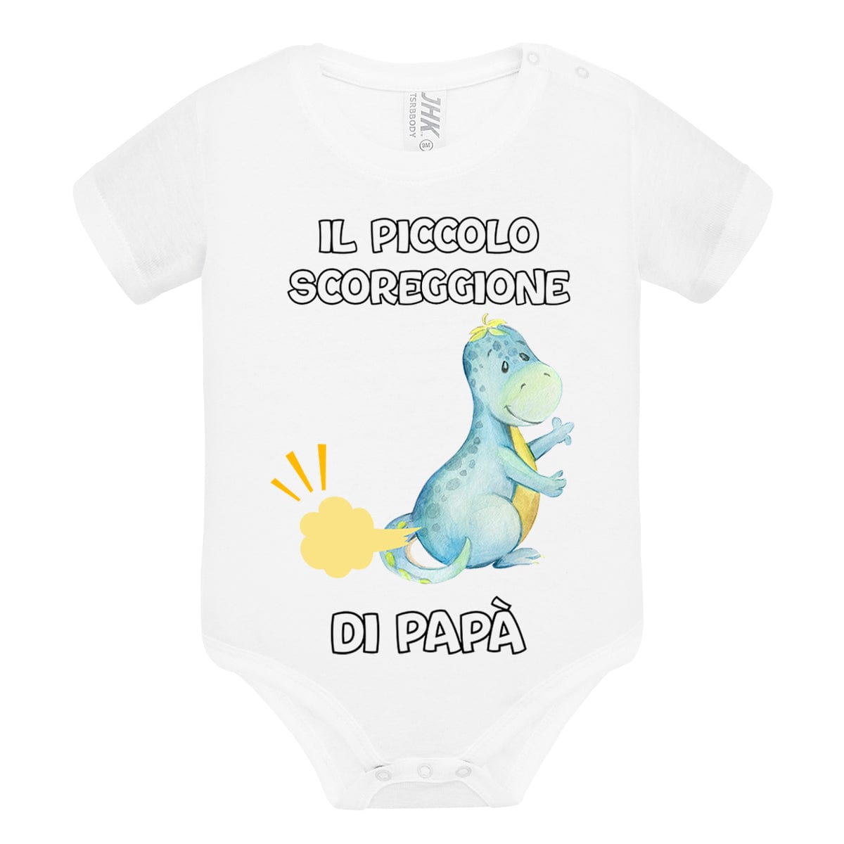 Il piccolo scoreggione di papà  Body Neonato Manica Corta – Lol T-shirt