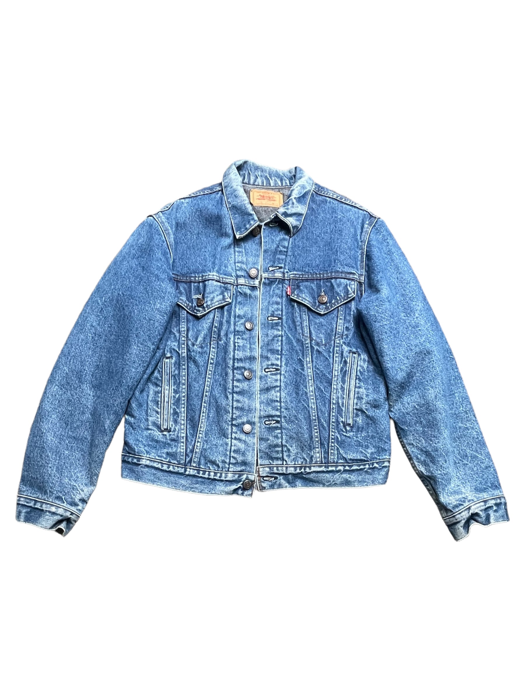 Vintage 80s Levi's Blanket Lined Denim Jacket Large – CARGO VINTAGE