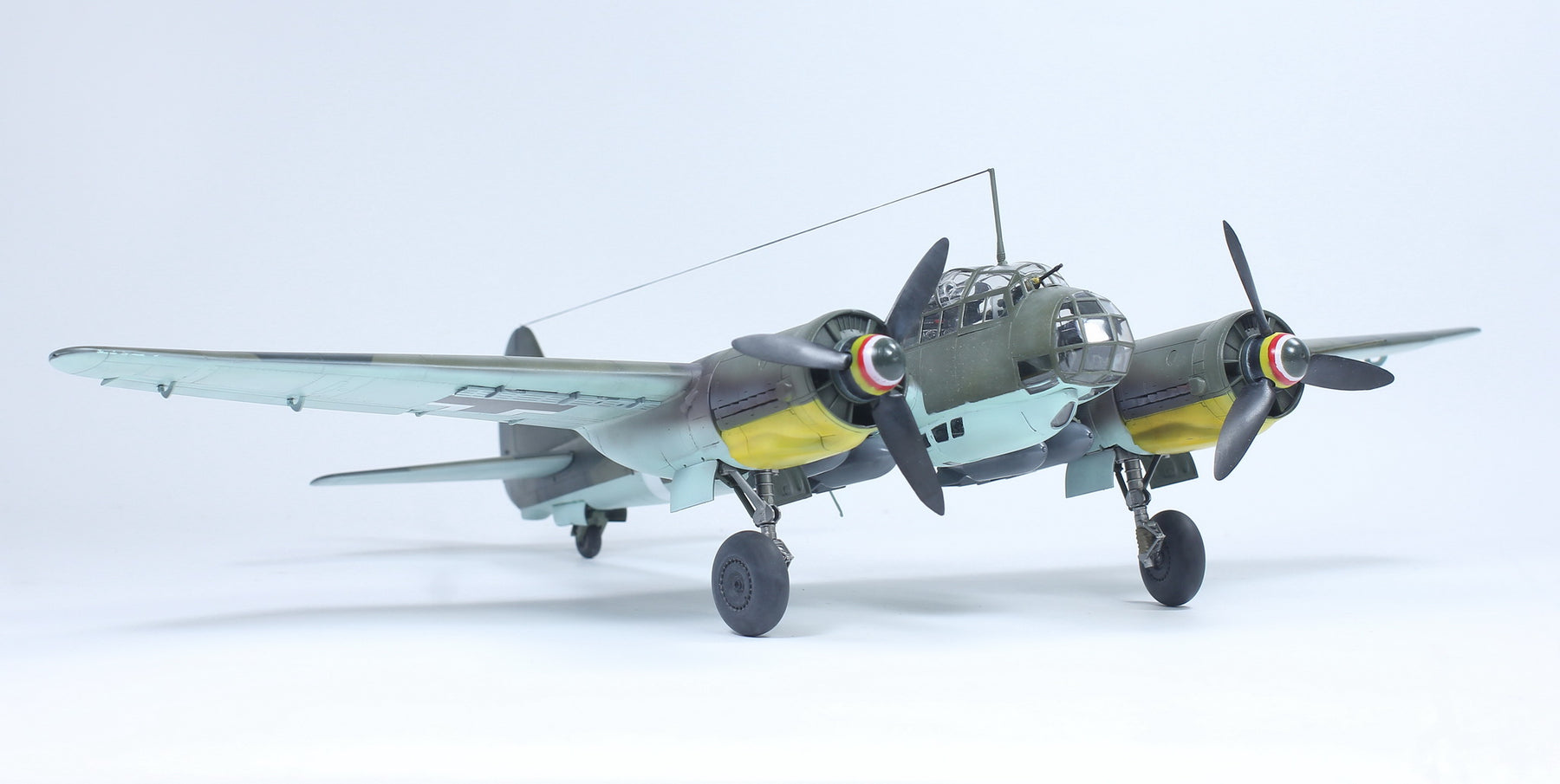 German Luftwaffe Ju 88A-4 Schnell-Bomber WW2 - 1/48 Scaled Ratio -  Manufactured by Dragon Models 5528 - Built by Probuiltmodel