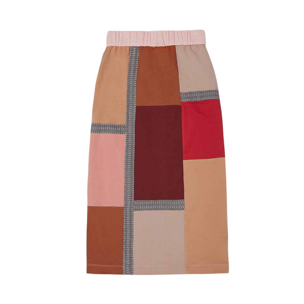 Random Patchwork Pencil Skirt – VL BY VEE