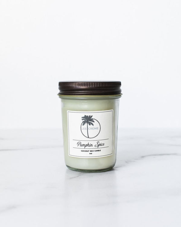 Pumpkin Spice Scent Coconut Wax Candle - Ecart