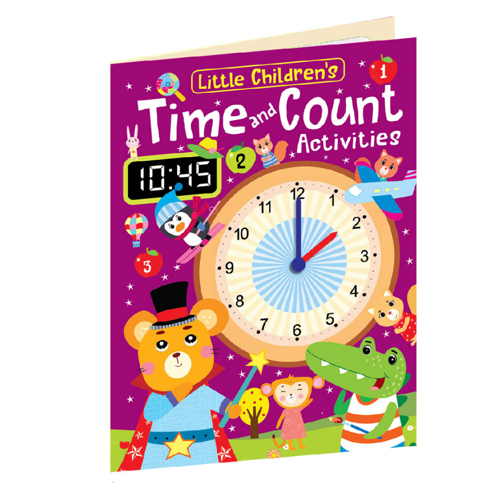 Little Children Time and Counting Activity Book