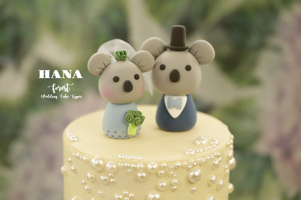 Joli cake topper en bois Koala - Print Your Love