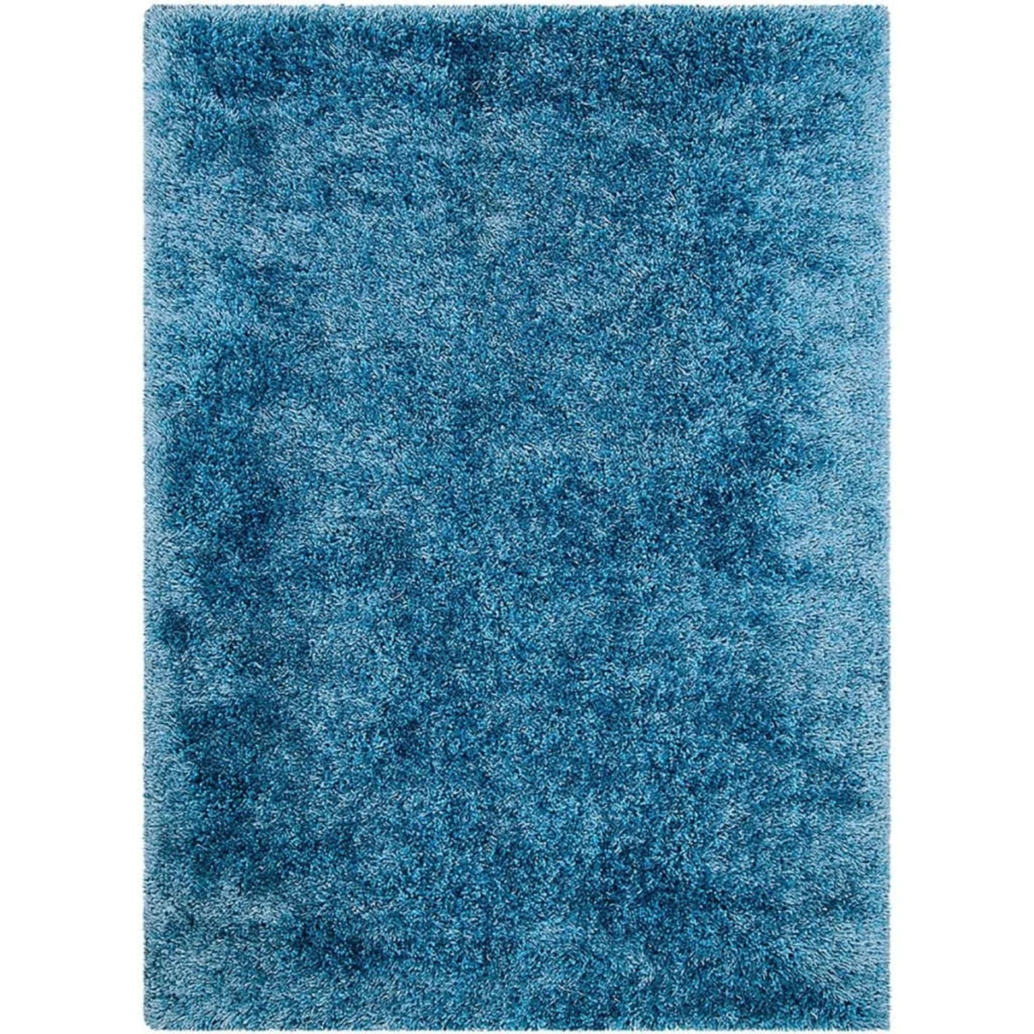 Afro Shag Turquoise Rug