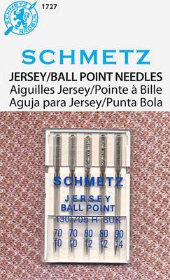 Aiguilles Schmetz Chrome Jersey/Ballpoint 90/14
