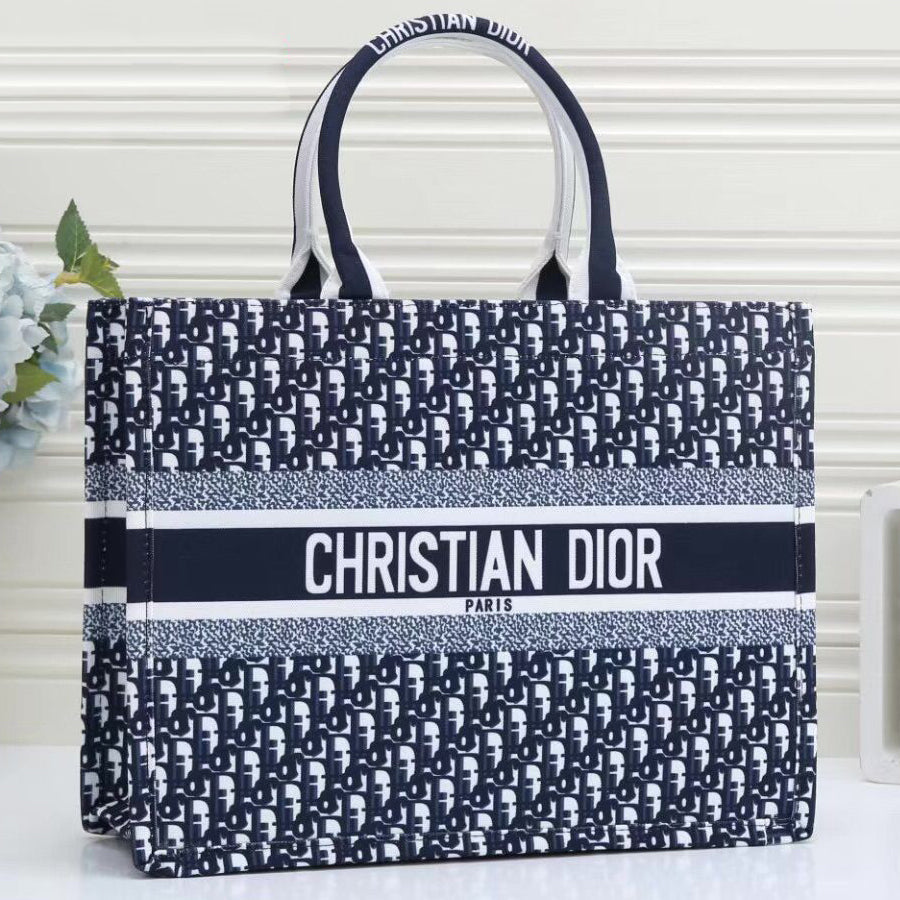 Christian Dior Embroidered Letters Women's Handbag Shoulder 