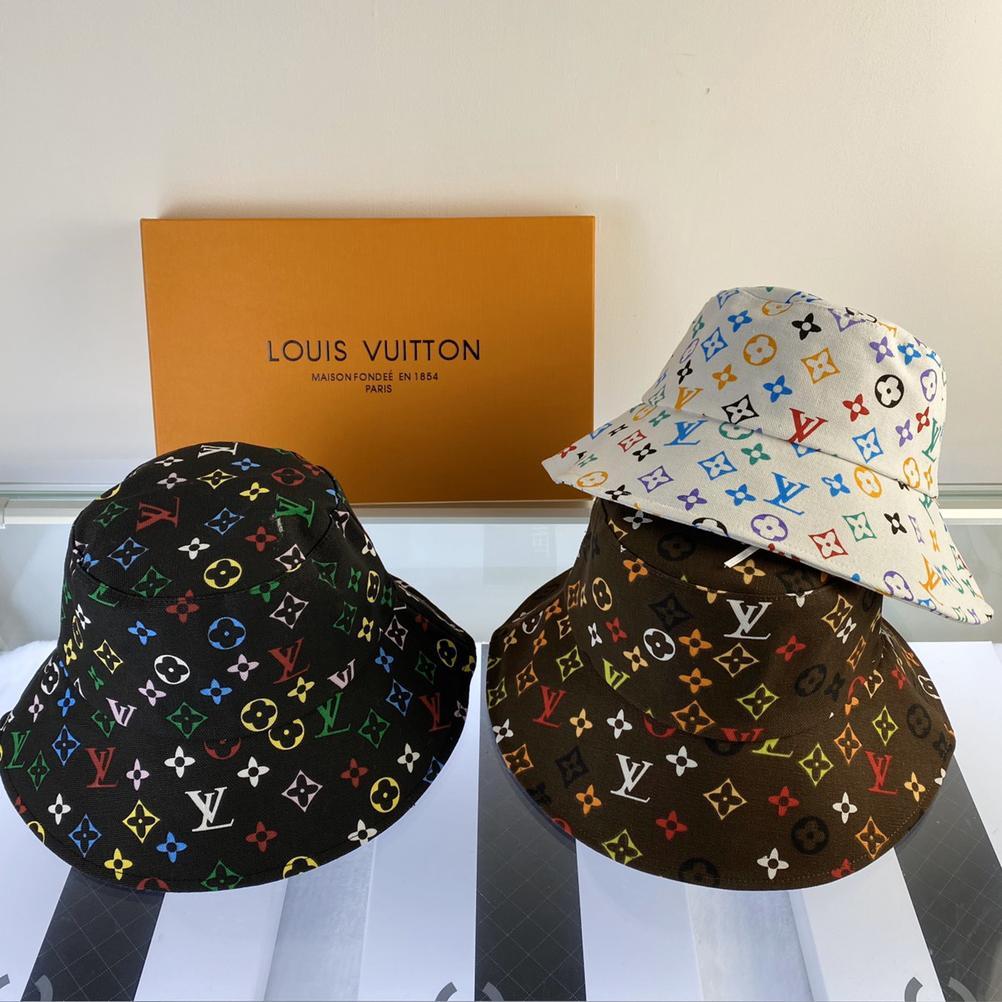 Louis Vuitton LV Match Bucket Hat Blue for Men