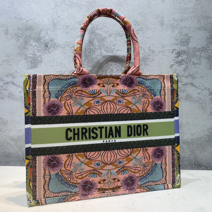 Dior CD Fashion Print Ladies Shopping Bag Handbag Shoulder Bag