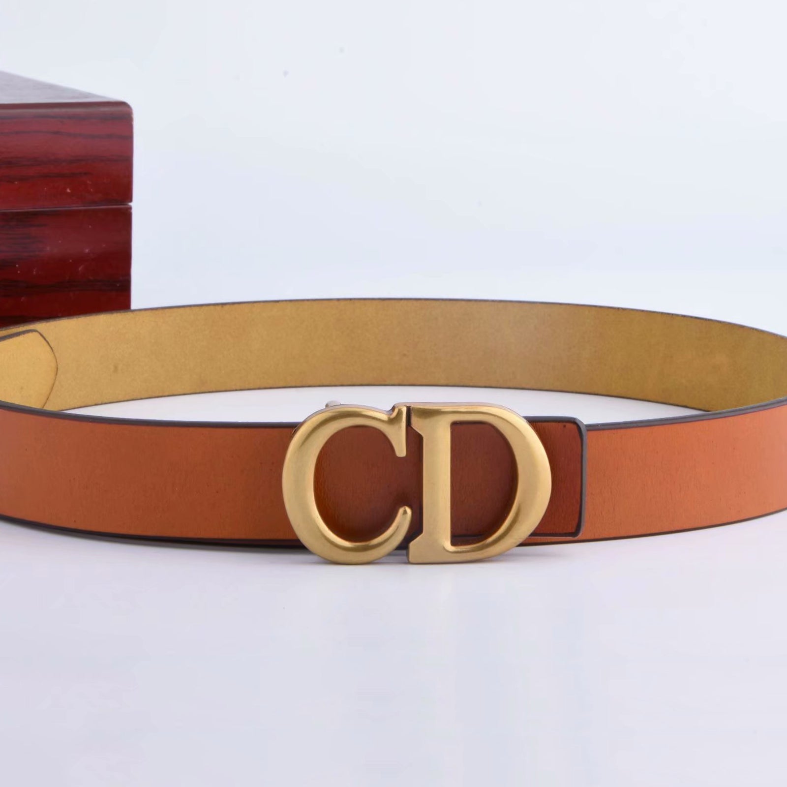 Dior CD fashion men and women retro belt