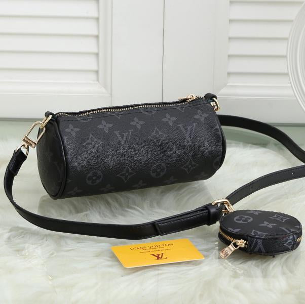 LV Louis Vuitton new letter printing two-piece pillow bag shoulder bag messenger bag