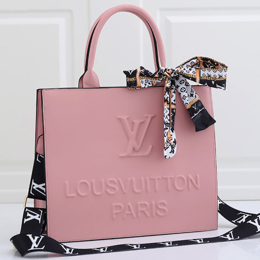 LV Louis Vuitton Newest Popular Women Leather Tote Crossbody Sat