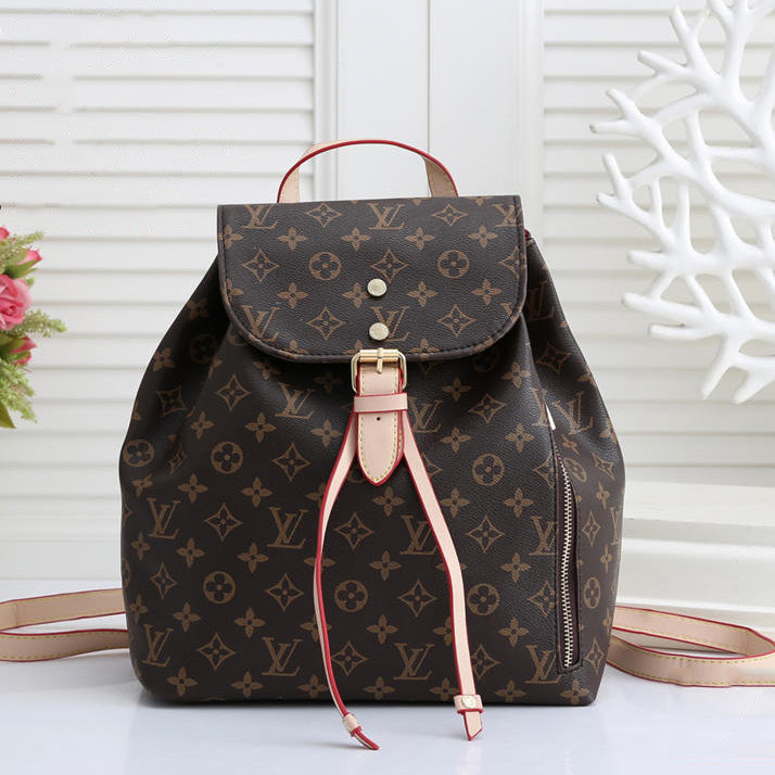 LV Louis Vuitton Fashion Shoulder Bag Handbag School Bag