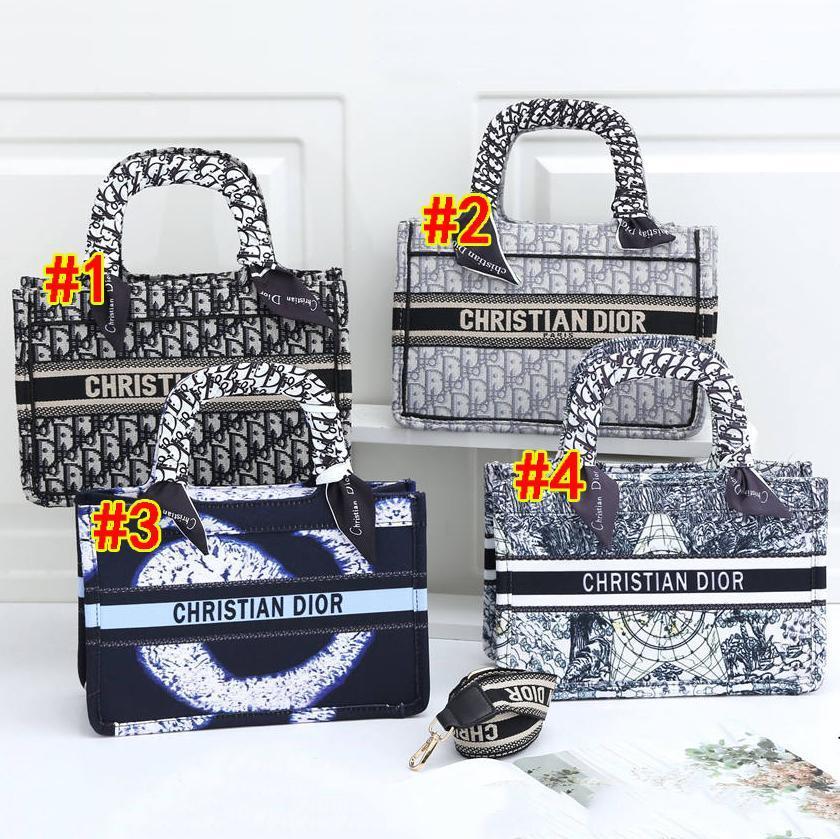 Dior CD Fashion Lady Handbag Shoulder Messenger Bag Tote Bag-Sca