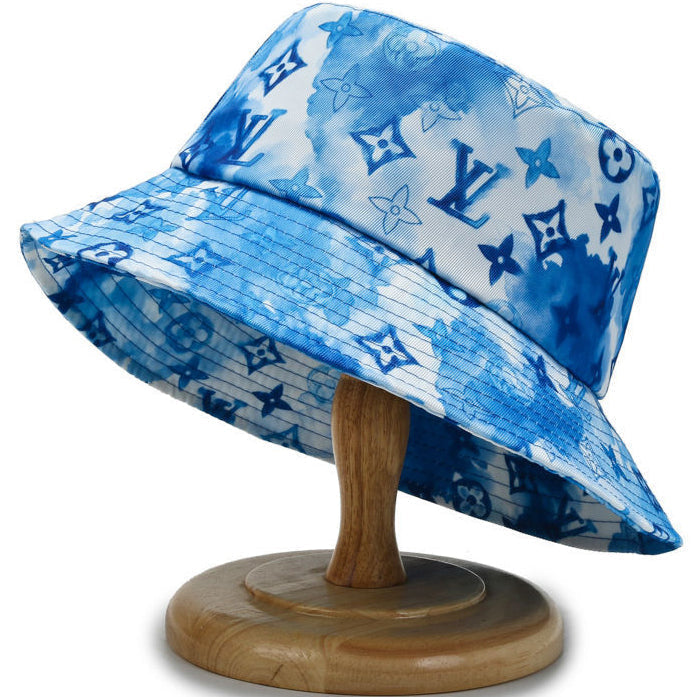 LV Louis Vuitton Leather Print Women's Men's Bucket Hat from humawes