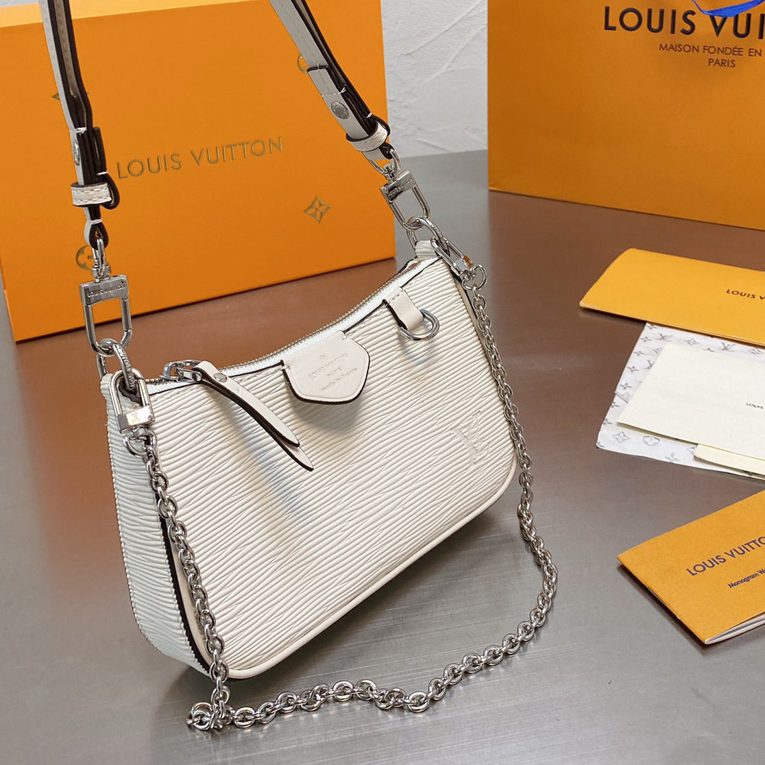 LV Louis Vuitton Fashion Water Wave Ladies Chain Handbag Shoulde