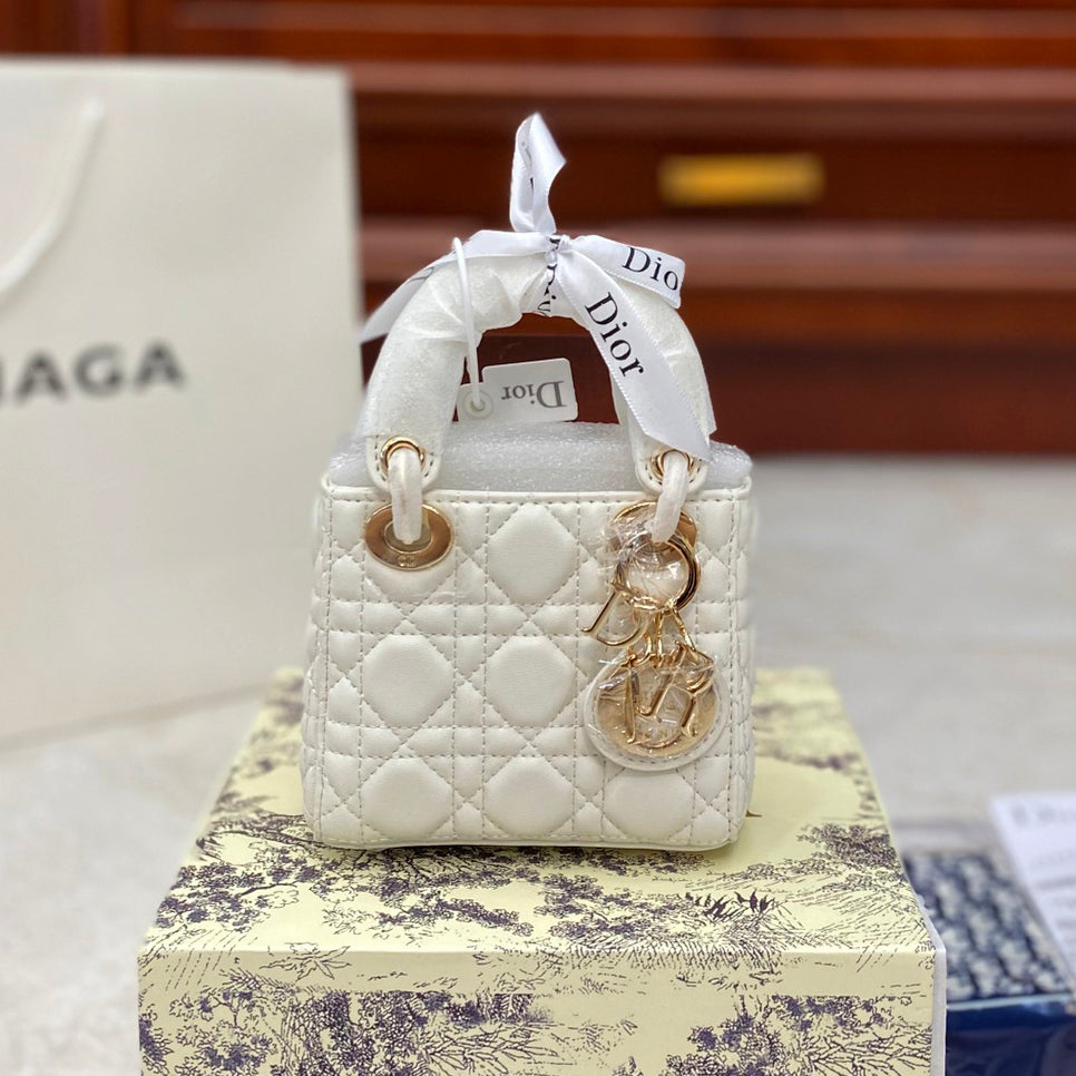 Dior CD Hot Sale Diorama Bag Fashion Ladies Mini Handbag One Sho