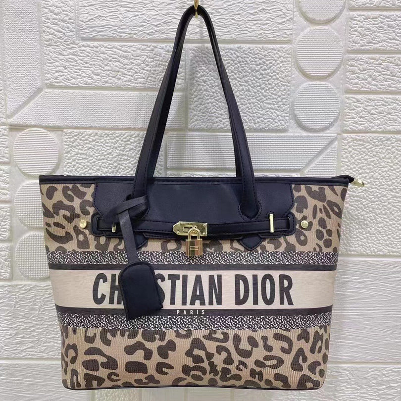 Dior CD Fashion Lady Handbag Shoulder Bag Shopping Bag