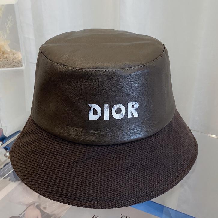 Dior CD fashion men's and women's round hat sun hat logo