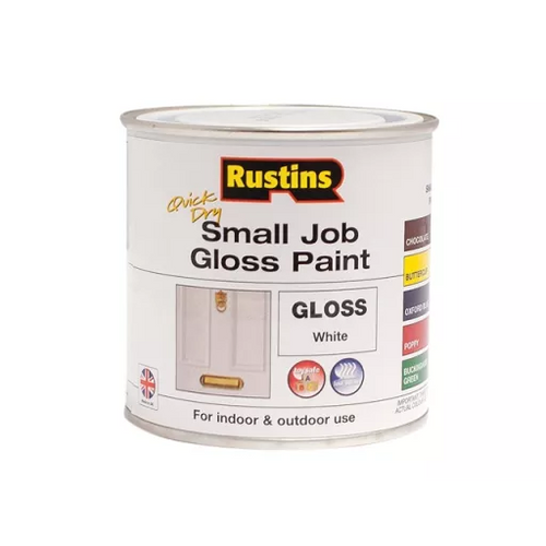  Rustins Satb250 250Ml Quick Dry Paint Satin Black 500Ml : CDs &  Vinyl