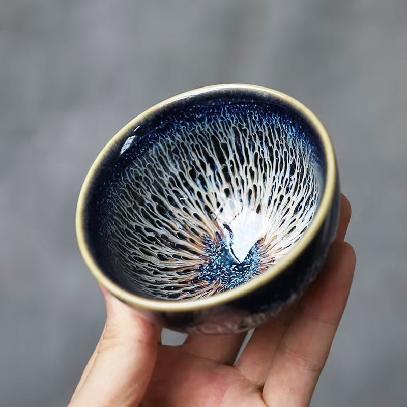 Blue Ceramic Tea Cup