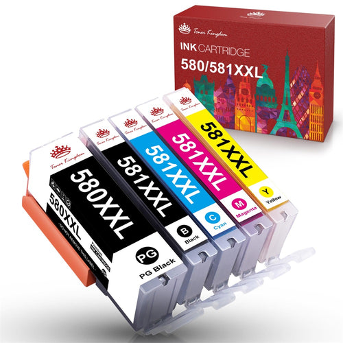 Compatible PGI-580XXL CLI-581XXL Ink Cartridges for Canon PIXMA - ink  cartridge - by Toner Experte