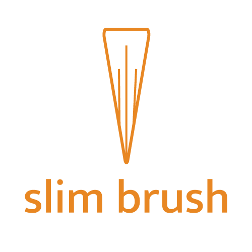 Slim brush