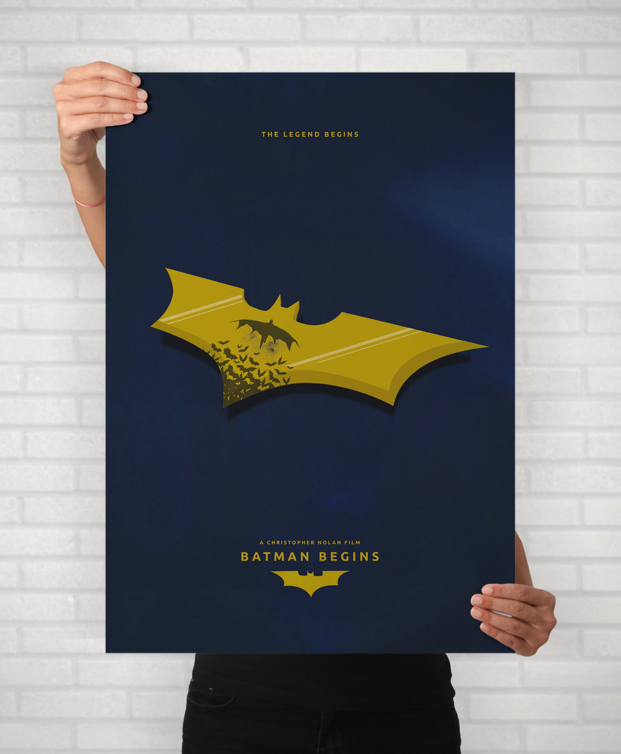 The Dark Knight Trilogy Batman Minimal Movie Illustrated Poster | All Home  Prints – allhomeprints