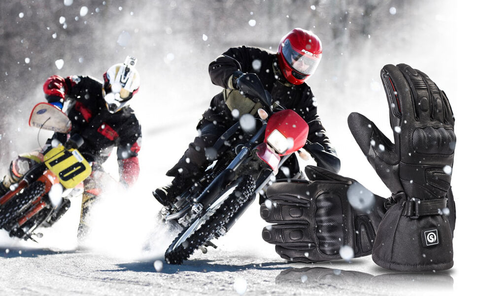 Hard Shell Motorbike Heated Gloves Rechargeable - SAVIOR Heat – Savior Heat  Official® Store