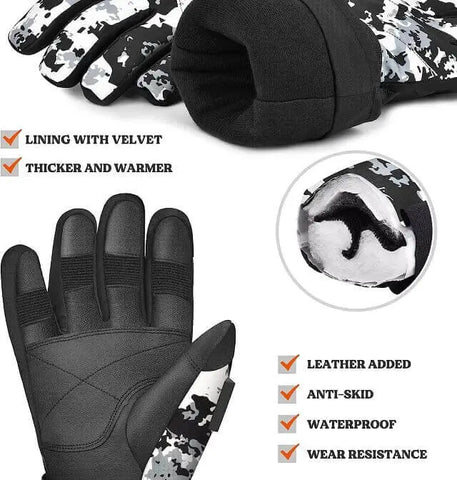 MADETEC Electric heated camo gloves features