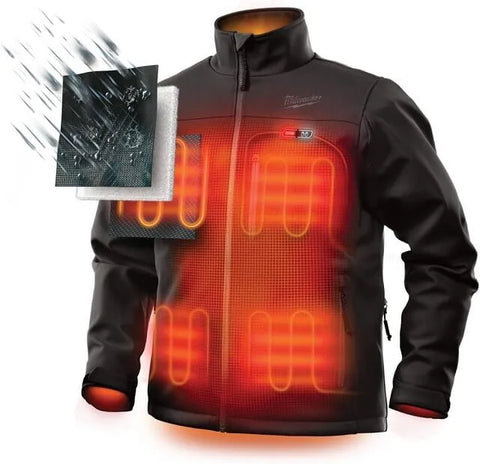 Milwaukee m12 heated jacket Heated zone