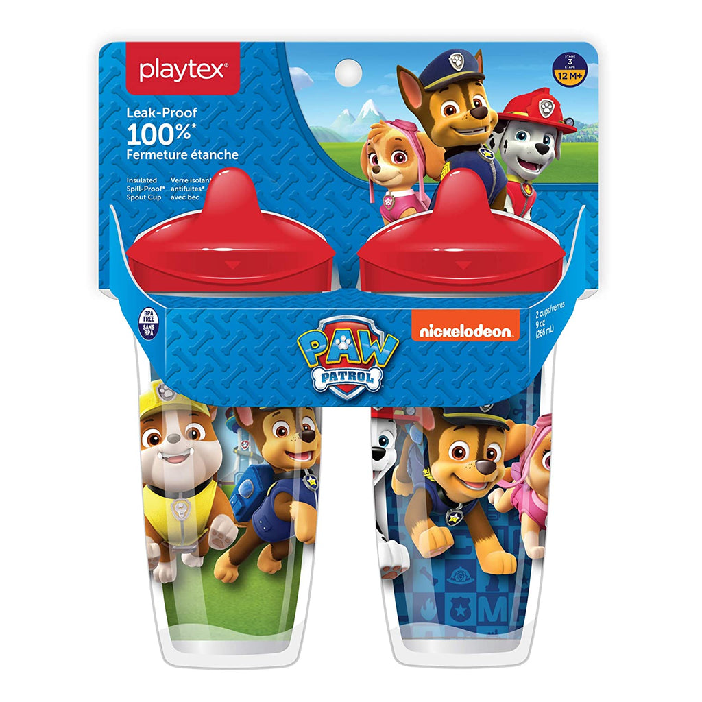 Playtex Sipsters Stage 2 Paw Patrol Girls Spoutless Sippy Cup, 10 Oz