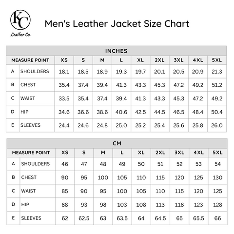 Men's Leather Motorbike Jacket | KC Leather Signature Range - KC ...