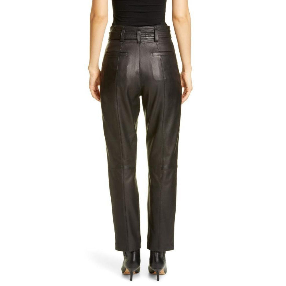 Women's Leather Pants Judy Black Leather Trousers KC Leather