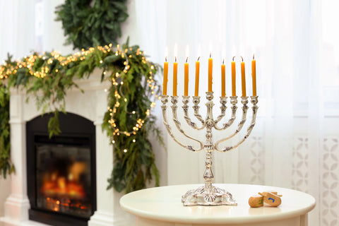 winter menorah