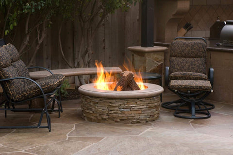 American fyre outdoor gas fireplace
