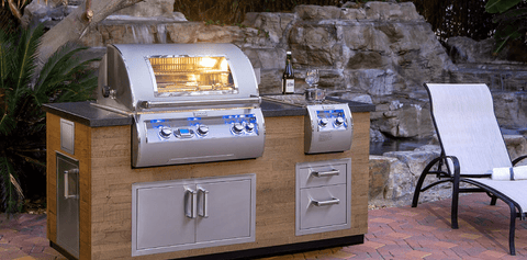 barbecue grill with capo building specialties