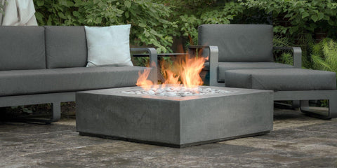 Bento 42 Powder Coated Aluminum Table Top Fire Pit.