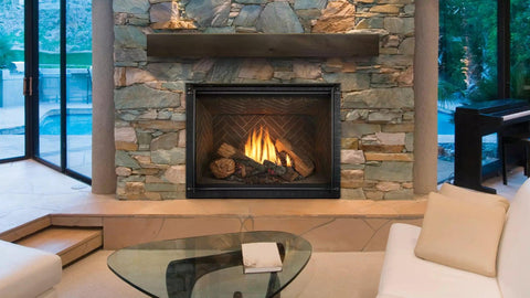 CAPO Building Specialties 8K Series Traditional Gas Fireplace Heat & Glo Direct Vent Gas Fireplace Insert.