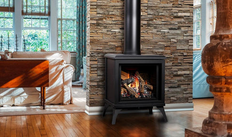freestanding electric fireplaces