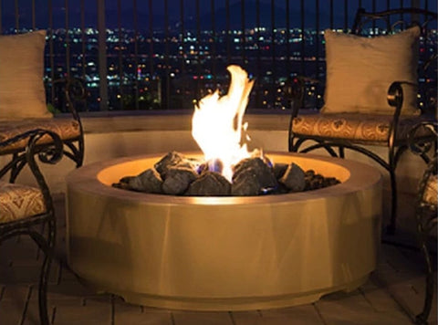 Louvre round fire pit